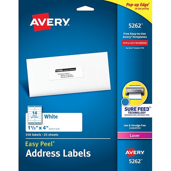 Printing Avery Address Labels